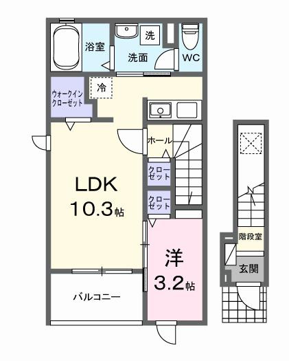 エイス　クラウディアの間取り