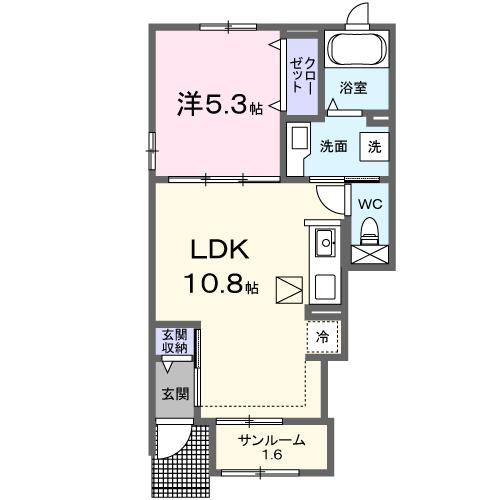 ベル　リュミエールの間取り