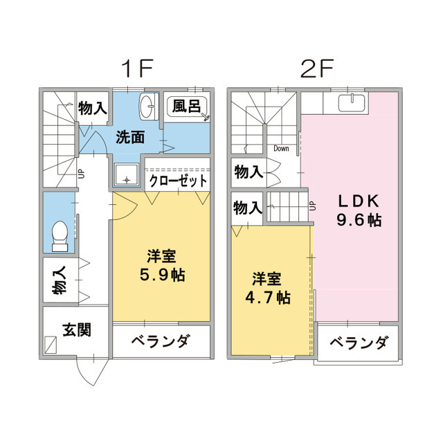 プチ　フェルメの間取り