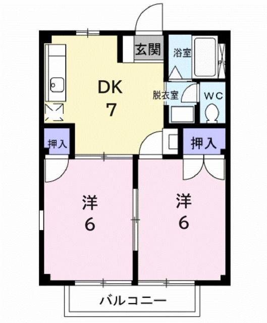メープルファームⅠの間取り