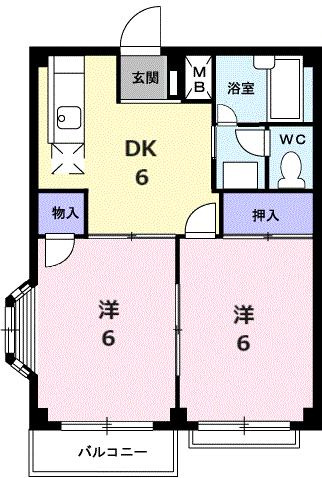 エクレール駿河台Ｂの間取り