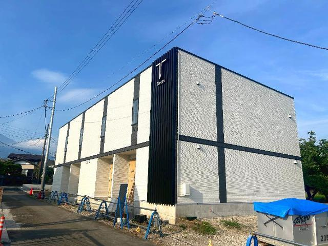 コーポ峯のハタの外観|建築現場