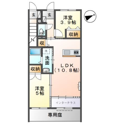 メゾン　フィールドの間取り