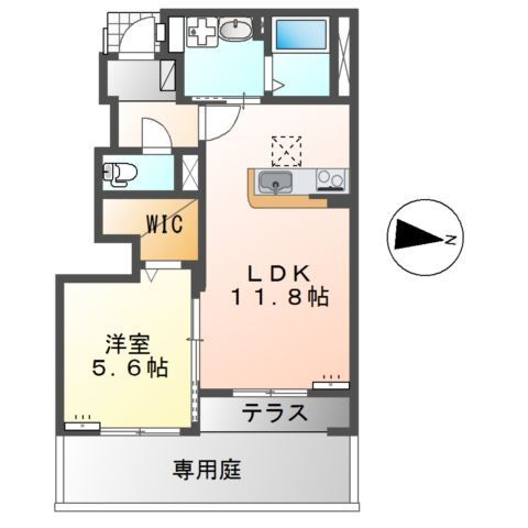 メル　クレールの間取り