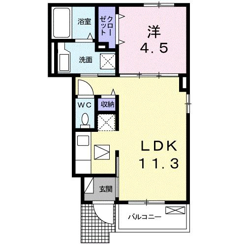ＤＯＭＵＳ　ＲＩＰＡの間取り