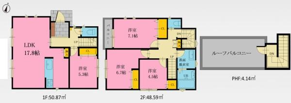横浜市磯子区栗木１丁目の新築一戸建の間取り|使い勝手の良い4LDK
お気軽にお問い合わせください。