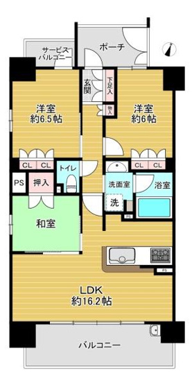 【間取り】 | ブランニード河内小阪
