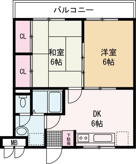 【間取り】 | ロイヤルメゾン白浜