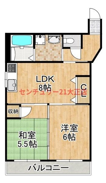 DELLE・DEMEUREの間取り