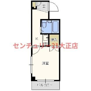 LUSENT大西の間取り