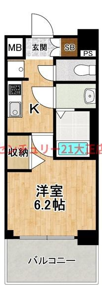 アドバンス大阪フェリーチェの間取り