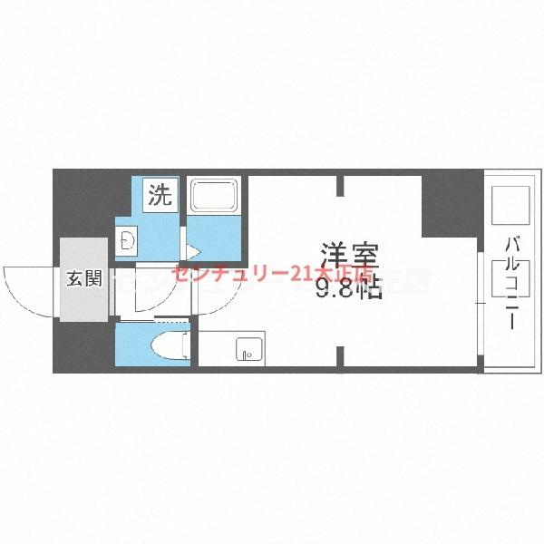 @RLis_house大阪ベイサイドシティの間取り