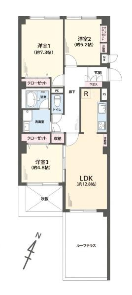 インペリアル菊名の間取り