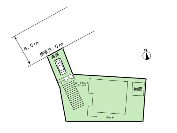 横浜市港南区日野南４丁目の中古一戸建の区画図