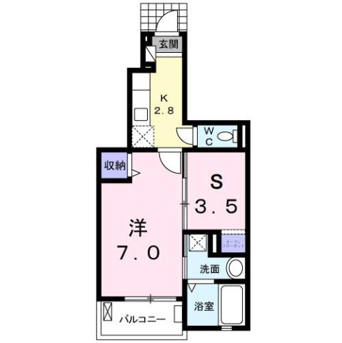 ユーアイハイツ　新家の間取り