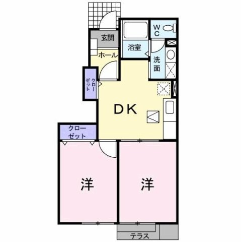 リオン園原　Ⅰの間取り