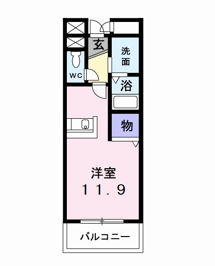 アンソレイエの間取り