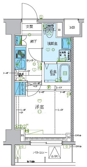 レグゼ梶ケ谷の間取り