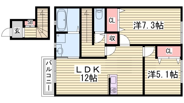 アレグリアの間取り