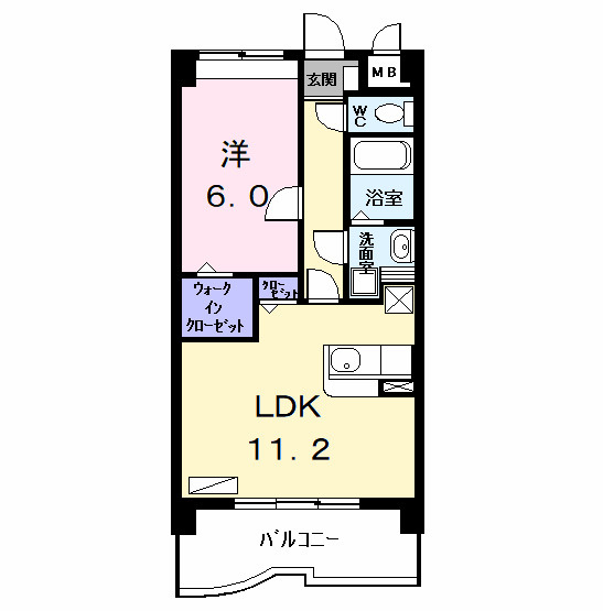 クラーレ錦の間取り