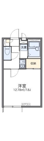レオパレス沙羅ノ木の間取り