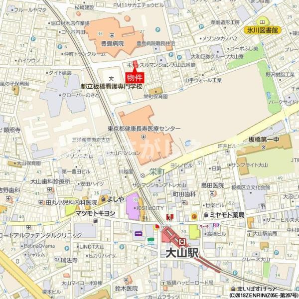 ライブカーサ板橋大山【おとり物件なし】#学生・社会人にオススメ！初期費用分割払いOK！の地図