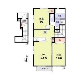 La・FERIO　IIの間取り