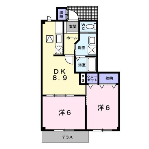 センチュリーテラス　Ａの間取り