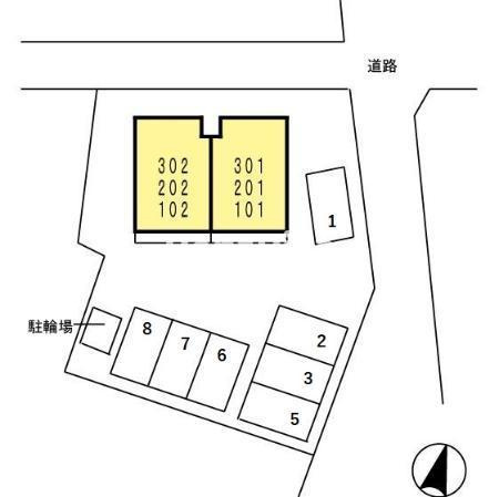 ジュネス セキシンの区画図