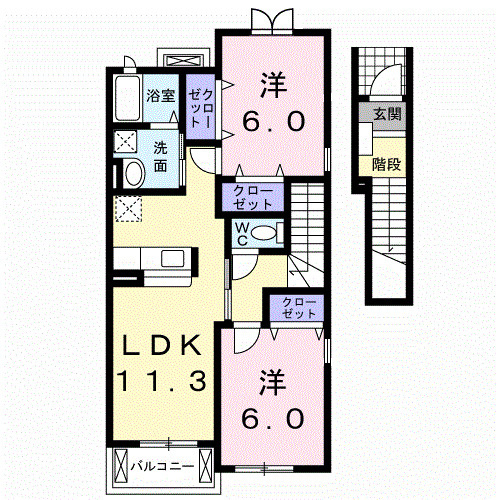 フェアリーの間取り