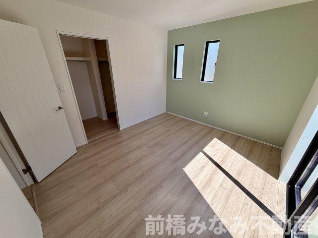 【新築平屋】前橋市朝倉町２丁目　限定１棟　ハートフルタウン　新築建売の洋室|使い勝手のいい洋室です