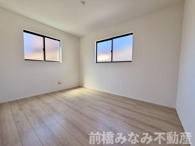 【新築平屋】前橋市朝倉町２丁目　限定１棟　ハートフルタウン　新築建売の洋室|個人の部屋や寝室として使える洋室です