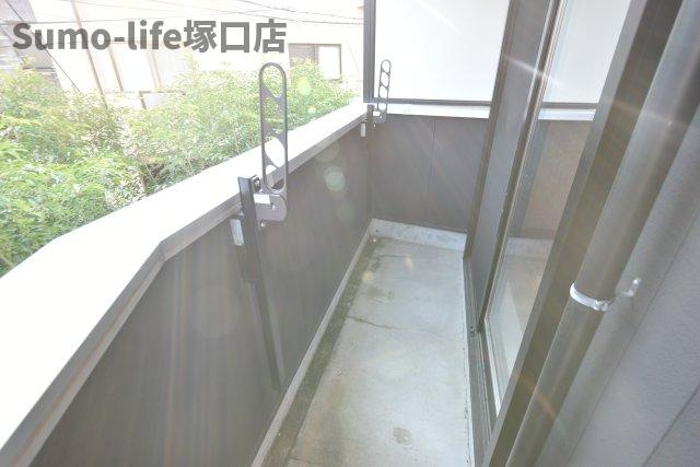 パロス立花のバルコニー