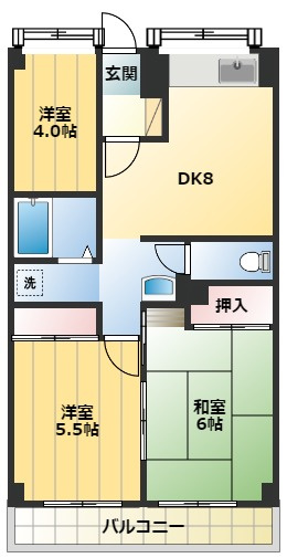 ソレイユ久保の間取り