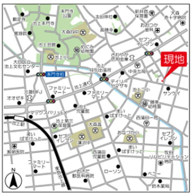 RAFFINE REGALOの地図