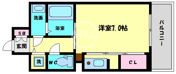 ジュネーゼグラン上本町の間取り|ジュネーゼグラン上本町　間取り