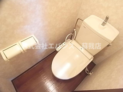 【トイレ】 | パールハイツ蘇我Ⅱ | シンプルで使いやすいトイレです