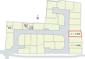 【土地図】 | 奈良市杏町の売地 全３区画 