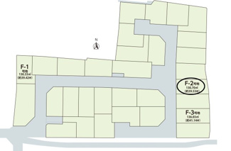 【土地図】 | 奈良市杏町の売地 全３区画 
