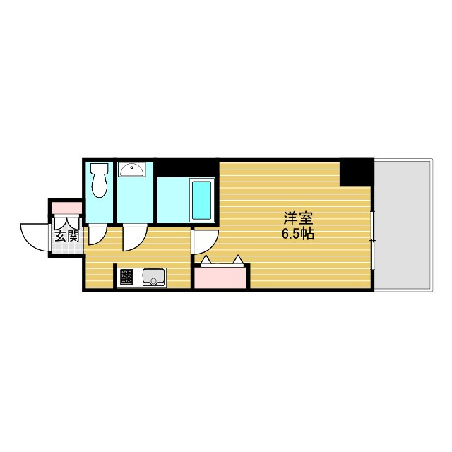 アルティザ江坂の間取り