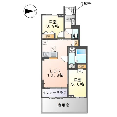 ヴィラ　ステートリーの間取り