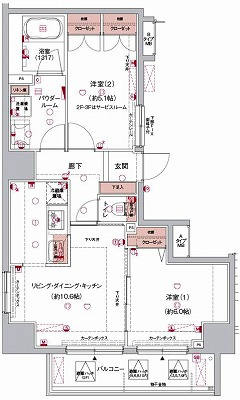 フォースター浅草今戸の間取り