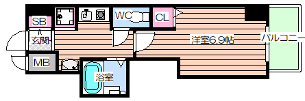 【間取り】 | プロシード大阪梅田ポーション