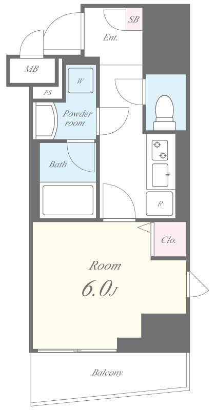 RYOGOKU STATION RESIDENCEの間取り