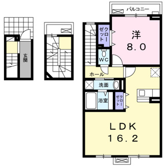 【間取り】 | メゾンドヤマダⅠ