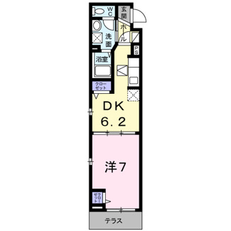 【間取り】 | ラフレシール太秦Ⅱ