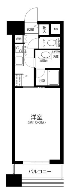 アヴァンティーク銀座２丁目の間取り