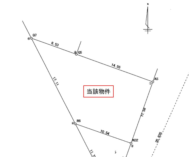 【土地図】 | 大明丘2丁目　売地