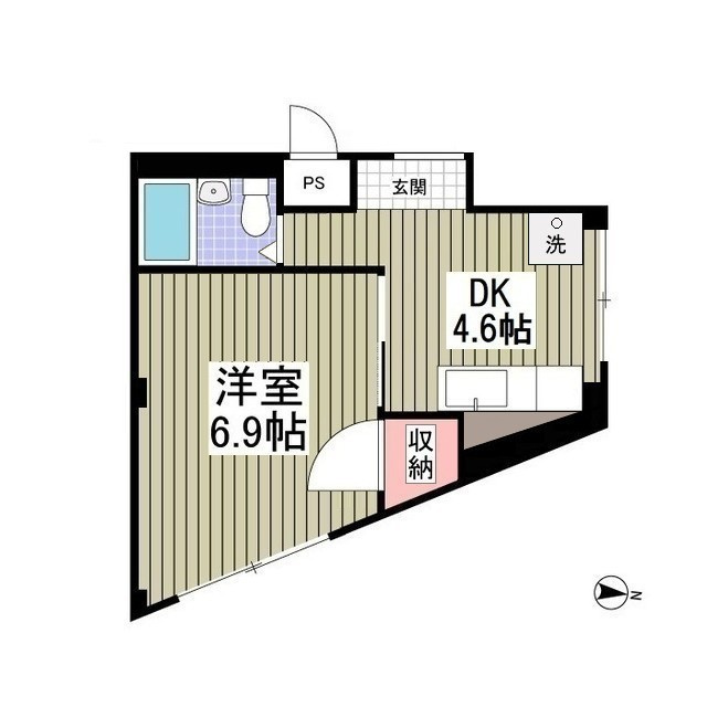 トラストホーム勝田台の間取り