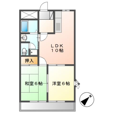 ユーカリハイツの間取り